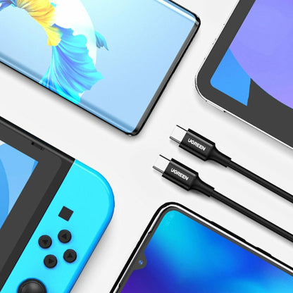 Καλώδιο Δεδομένων και Φόρτισης USB-C - USB-C UGREEN US300 (80371), 100W, 1m, Μαύρο