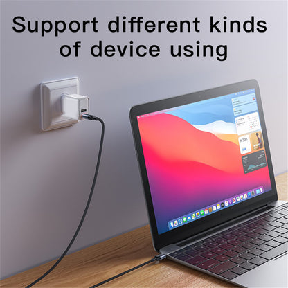 Καλώδιο Δεδομένων και Φόρτισης USB-C - USB-C Yesido CA181, 60W, 1.2m, Μαύρο