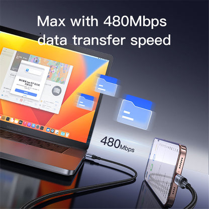 Καλώδιο Δεδομένων και Φόρτισης USB-C - USB-C Yesido CA181, 60W, 1.2m, Μαύρο