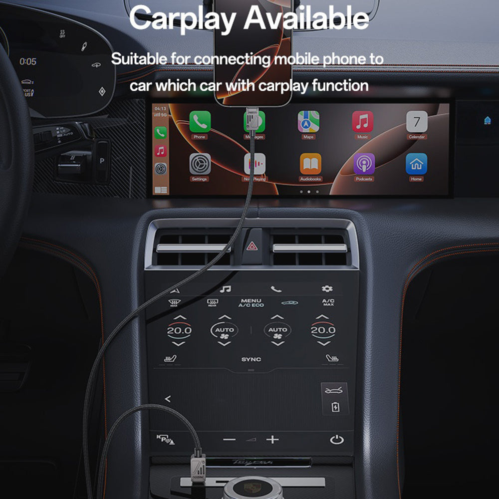 Καλώδιο Δεδομένων και Φόρτισης USB-C - USB-C Yesido CA196, 60W, 1.2m, Μαύρο