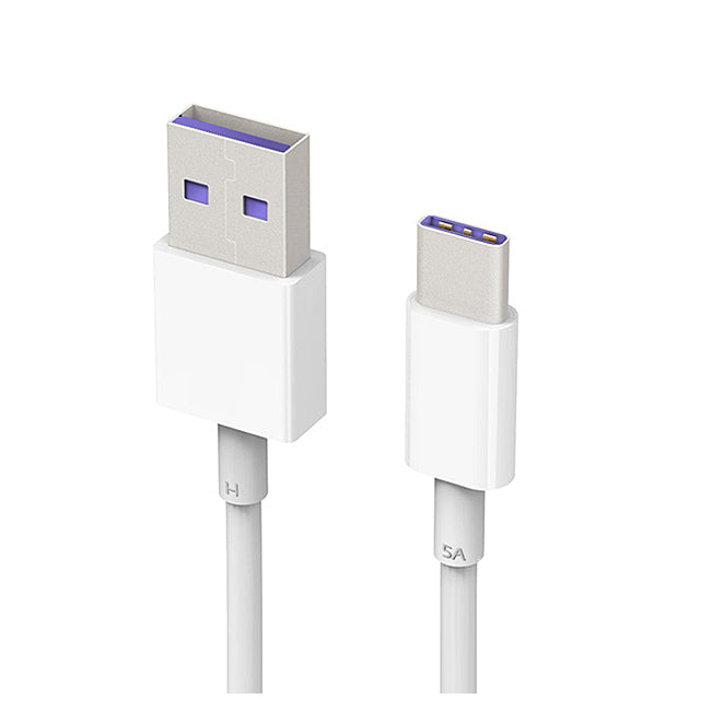 Καλώδιο δεδομένων και φόρτισης USB-A - USB-C Huawei AP71, 40W, 1m, λευκό 4072007