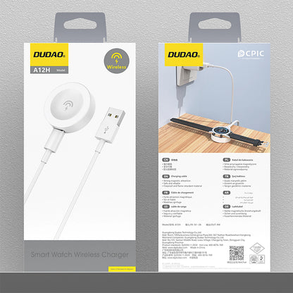 Ασύρματος Φορτιστής Dudao A12H για Huawei Watch Series, USB-A, Λευκό