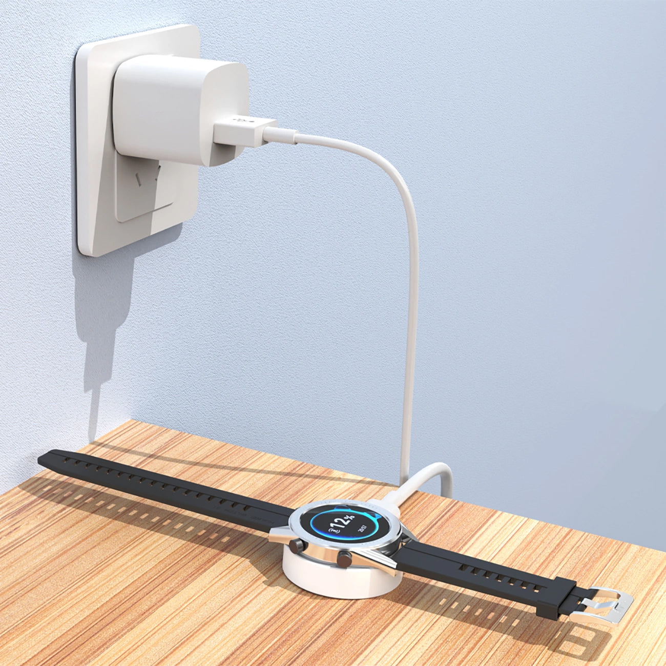 Ασύρματος Φορτιστής Dudao A12H για Huawei Watch Series, USB-A, Λευκό