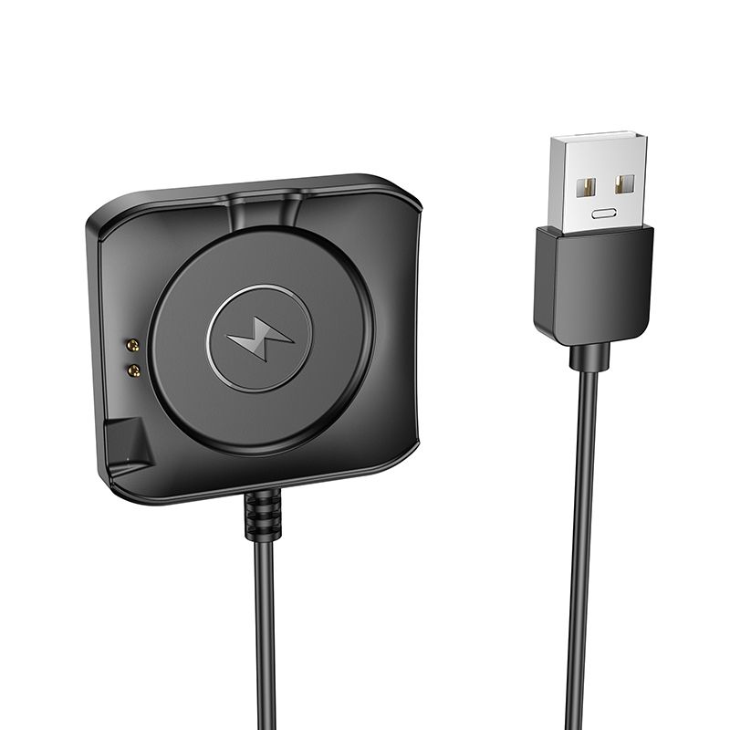 Καλώδιο Φόρτισης για Smartwatch HOCO Y28, USB-A, Μαύρο