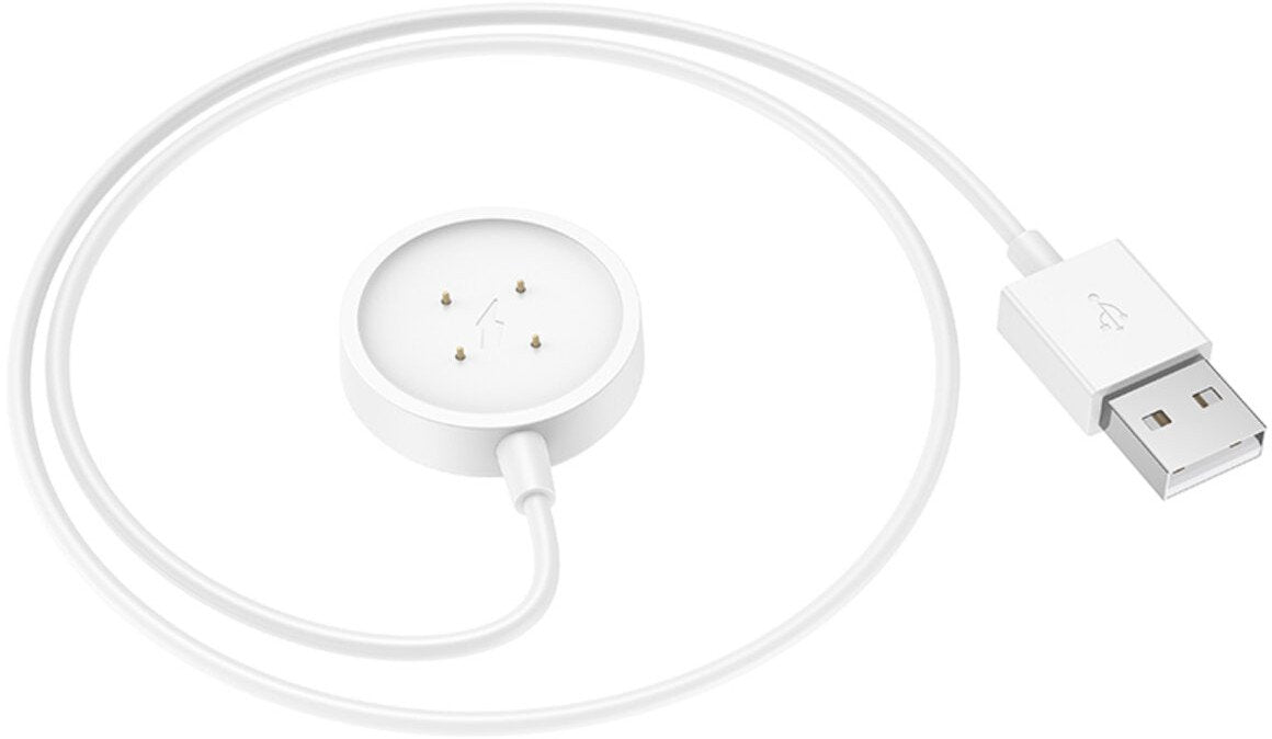 Charging Cable for HOCO Y24 Smartwatch, USB-A, White
