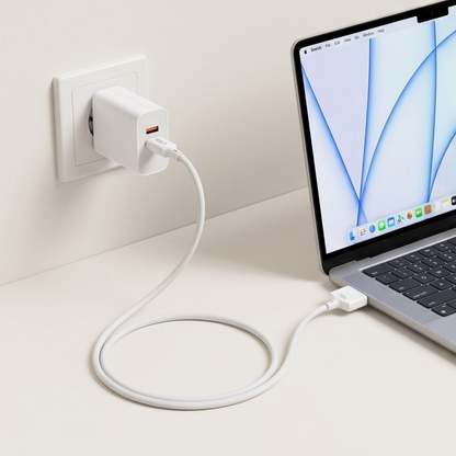 Καλώδιο Φόρτισης Tech-Protect MMC01 Ultraboost, USB-C - MagSafe 3, 140W, 3μ, Λευκό