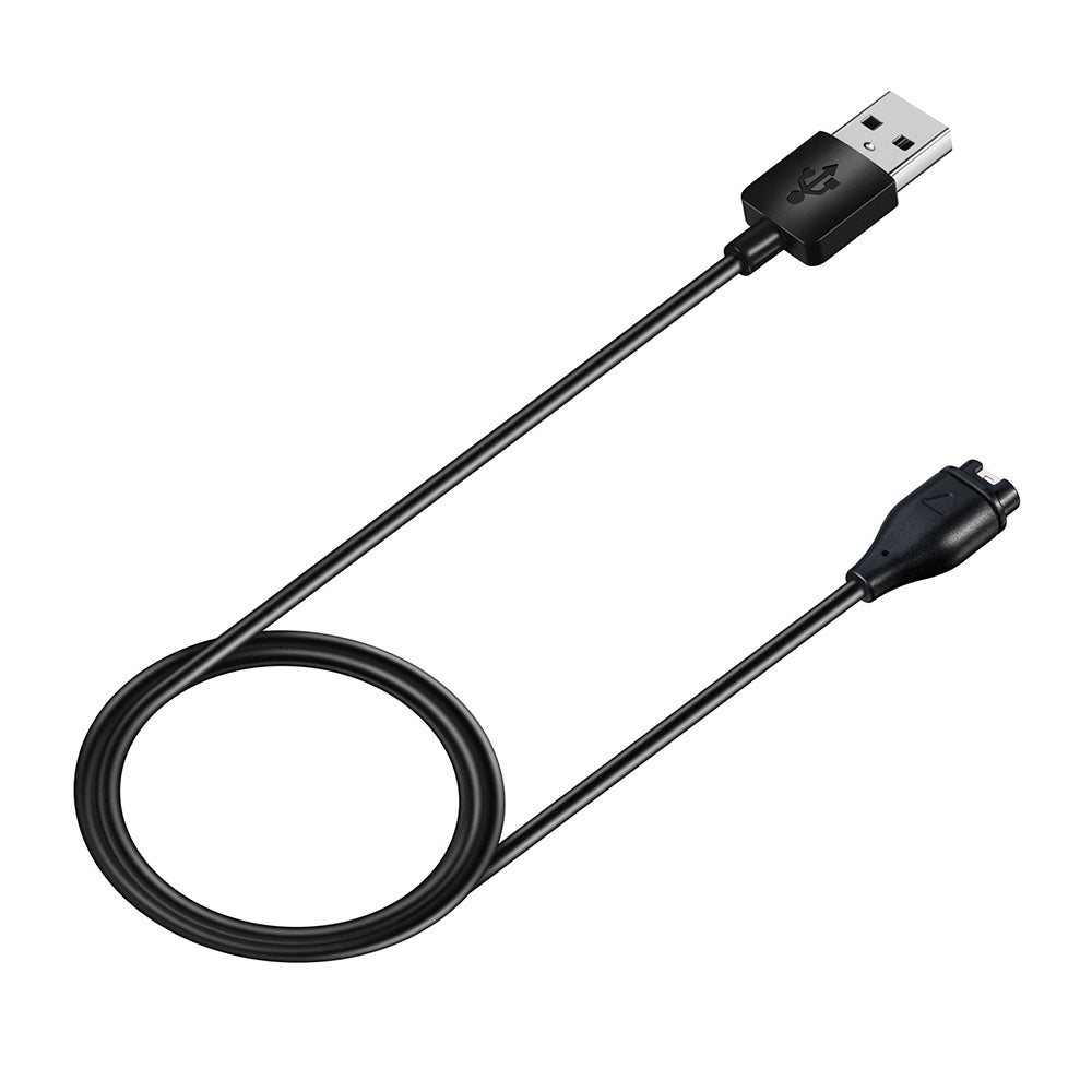 Techsuit TGC1 Charging Cable for Garmin Watch Fenix / vivoactive Series, USB-A, Black