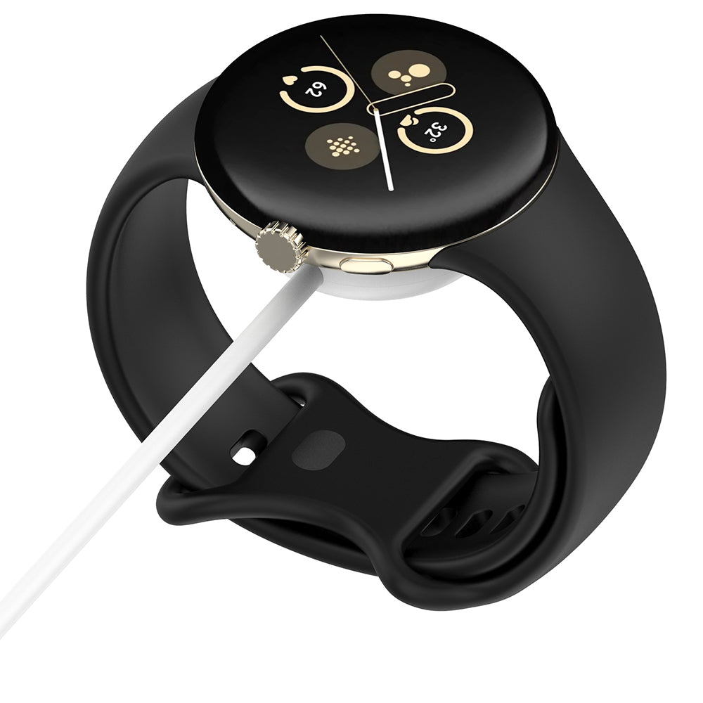 Καλώδιο Φόρτισης Techsuit THC5 για Google Pixel Watch 3 45mm / Watch 3 41mm, USB-A, Λευκό