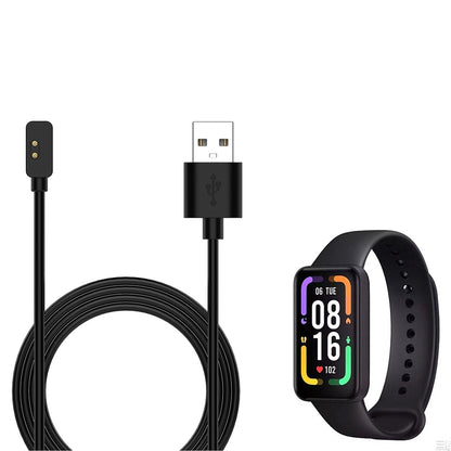 Καλώδιο Φόρτισης Techsuit TXC2 για Xiaomi Smart Band 7 Pro / Redmi Watch 2 / Watch 2 Lite, USB-A, Μαύρο