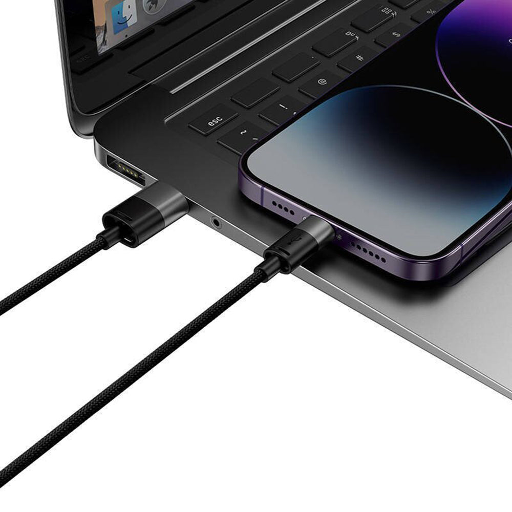 Καλώδιο Φόρτισης USB-A - Lightning / microUSB / USB-C Baseus StarSpeed 3in1, 20W, 0.6m, Μαύρο P10319900111-00
