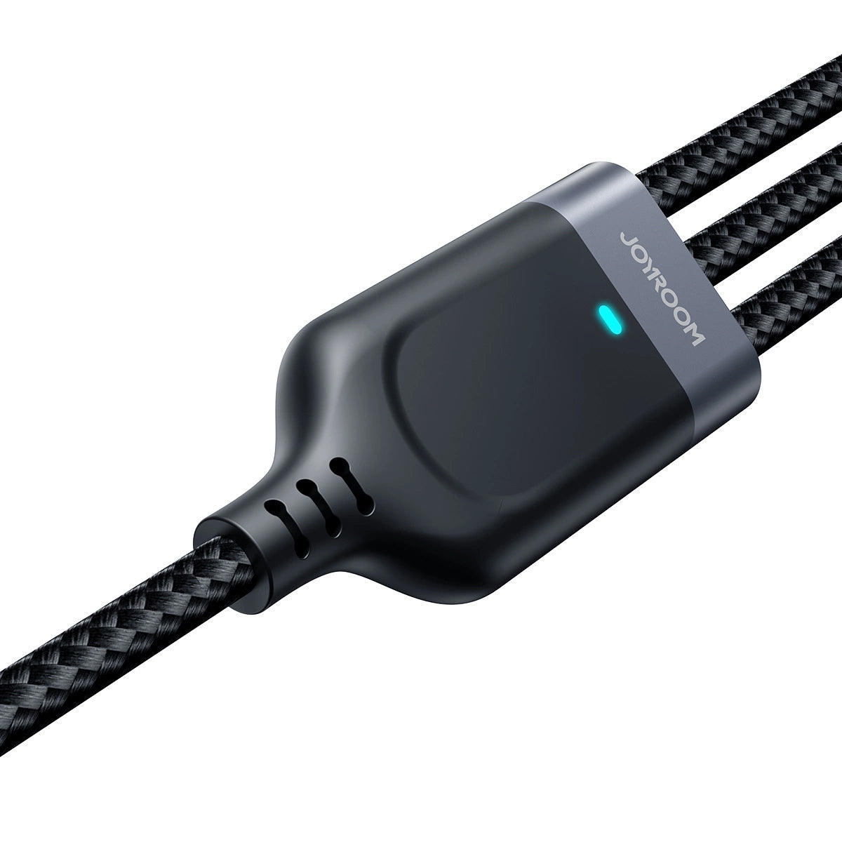 Καλώδιο φόρτισης USB-A - Lightning / microUSB / USB-C Joyroom S-A18 3in1, 18W, 0.3m, Μαύρο 