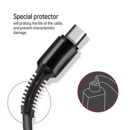 Καλώδιο Φόρτισης USB-A - Lightning / microUSB / USB-C ColorWay CW-CBU3003, 20W, 1.2m, Γκρι