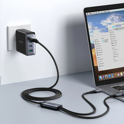 Καλώδιο φόρτισης USB-C - USB-C Joyroom SA21-1T2, 100W, 1.5m, Μαύρο 