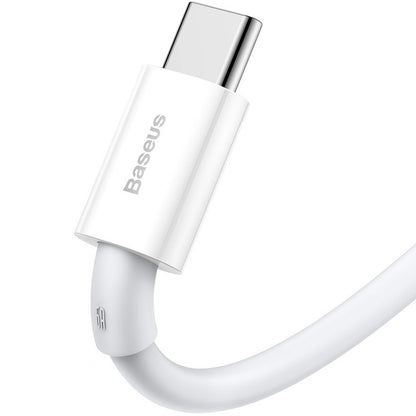 Καλώδιο δεδομένων και φόρτισης USB-A - USB-C Baseus Superior Series, 66W, 1m, λευκό CATYS-02