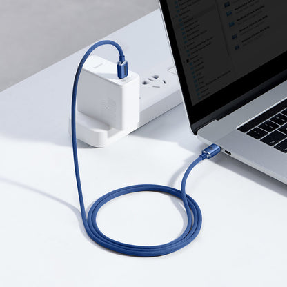 Καλώδιο δεδομένων και φόρτισης USB-C - USB-C Baseus Crystal Shine Series, 100W, 1.2m, μπλε CAJY000603