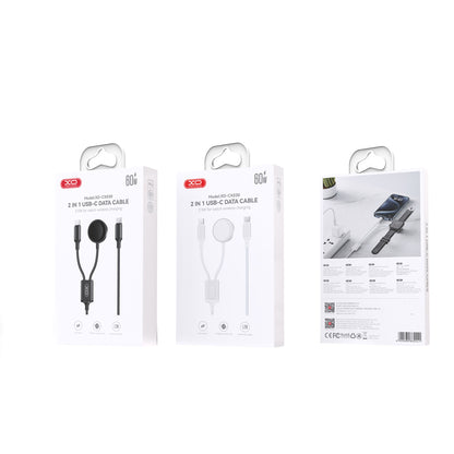 Ασύρματος Φορτιστής XO Design CX030 για Apple Watch Series, USB-C, Λευκό