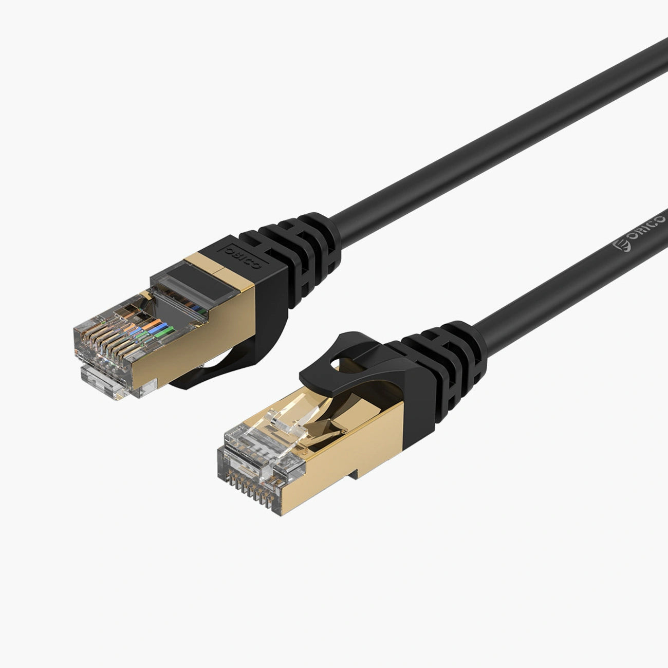 Καλώδιο Δικτύου Orico PUG-C7, UTP, Cat7, 0.5m, Μαύρο