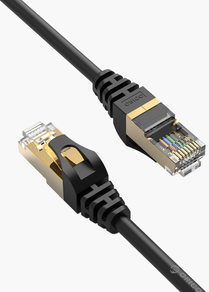Καλώδιο Δικτύου Orico PUG-C7, UTP, Cat7, 3μ, Μαύρο
