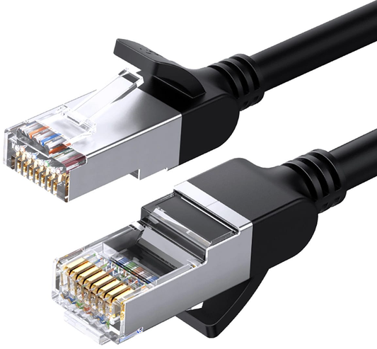 Καλώδιο Δικτύου UGREEN NW101 Flat, UTP, Cat6, 0.5m, Μαύρο