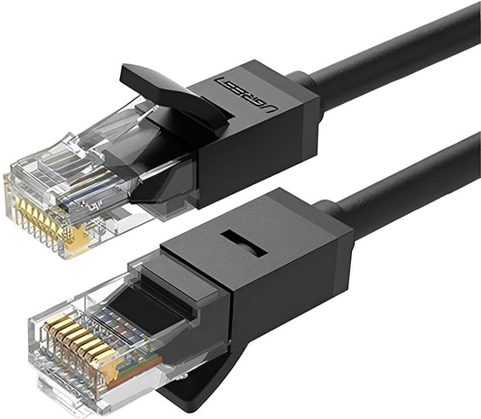Καλώδιο Δικτύου UGREEN NW102, UTP, Cat6, 5m, Μαύρο