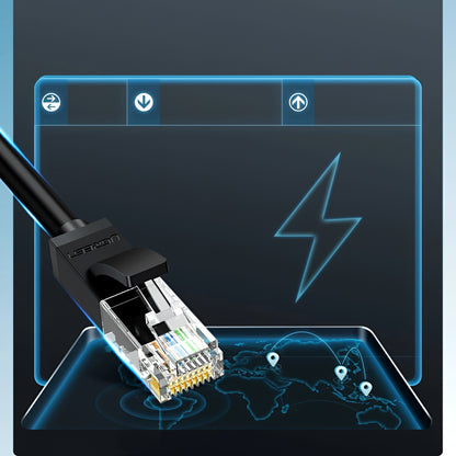 Καλώδιο Δικτύου UGREEN NW102, UTP, Cat6, 5m, Μαύρο