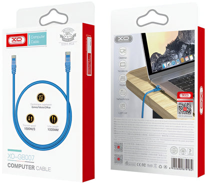 Καλώδιο Δικτύου XO Design GB007, UTP, Cat6, 1m, Μπλε