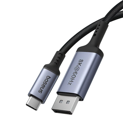 Καλώδιο ήχου και βίντεο USB-C - DisplayPort USB-C Baseus Ultra Clarity, 8K, 1,5m, μαύρο B006337070D111-00 