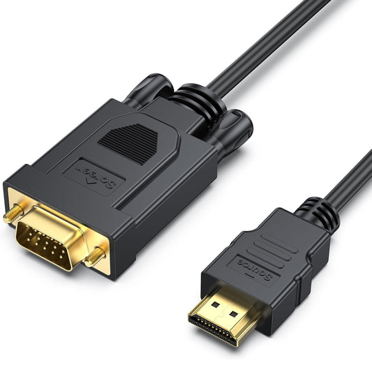 Καλώδιο Βίντεο Benfei, HDMI - VGA, 1080P, 1.8μ, Μαύρο