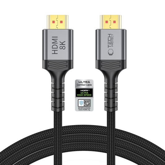 Καλώδιο Βίντεο Tech-Protect Ultraboost 2, HDMI - HDMI, 8K, 2μ, Μαύρο
