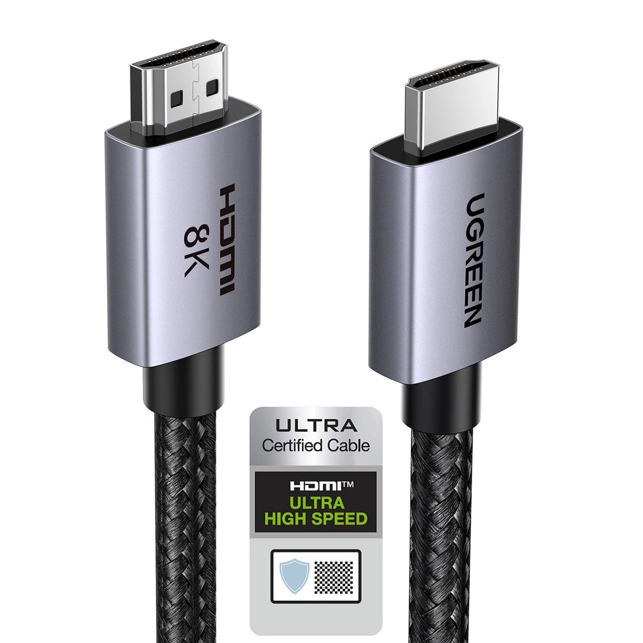 Καλώδιο Βίντεο UGREEN HD171, HDMI - HDMI, 8K, 2m, Μαύρο