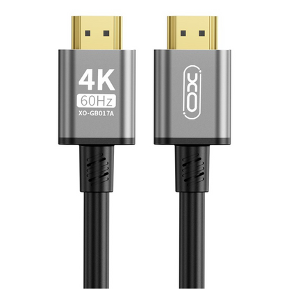 Καλώδιο Βίντεο XO Design GB017B, HDMI - HDMI, 4K, 5m, Μαύρο