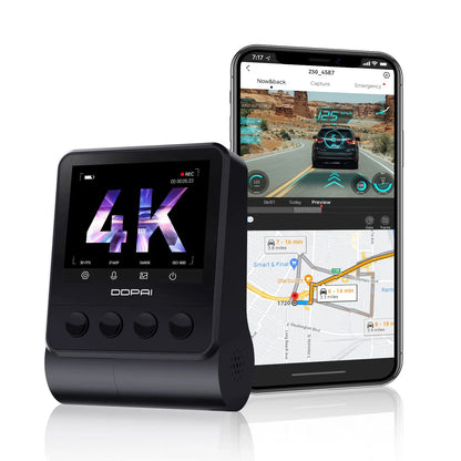 DDPAI Z50 Μπροστινή κάμερα αυτοκινήτου DDPAI Z50, 4K, Wi-Fi, GPS, οθόνη 2,3 ιντσών