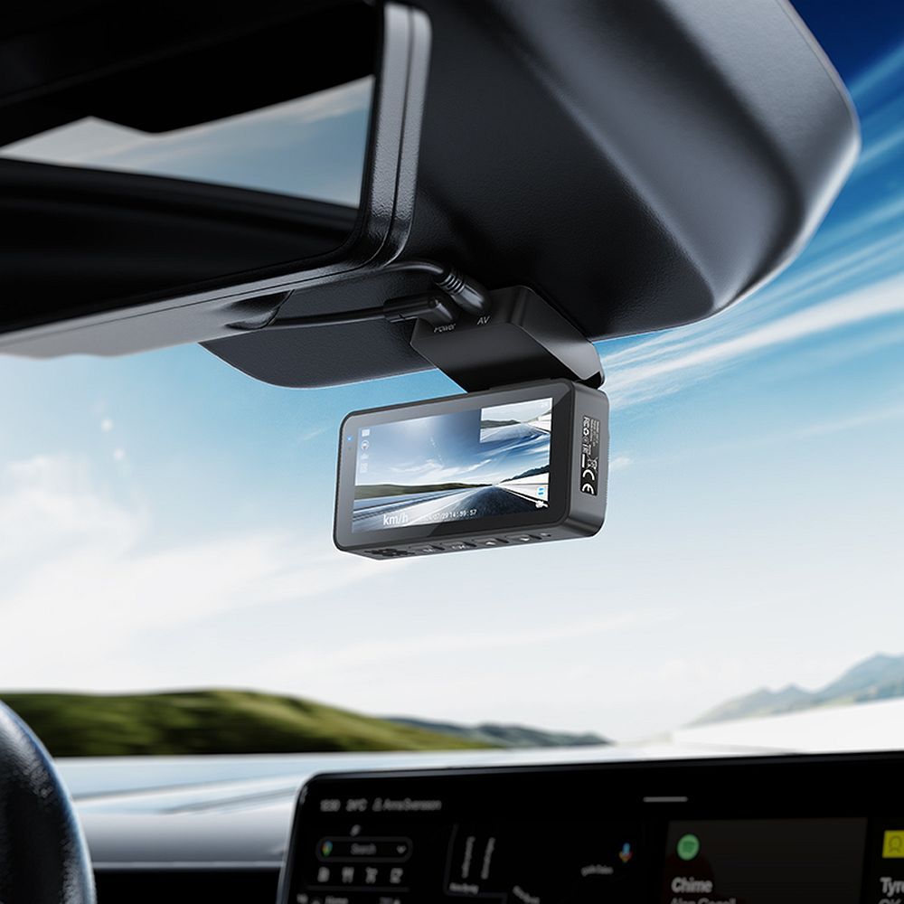 Κάμερα Αυτοκινήτου Μπροστά Πίσω HOCO DV12, 2K, Wi-Fi, GPS, Οθόνη 3.69 ιντσών