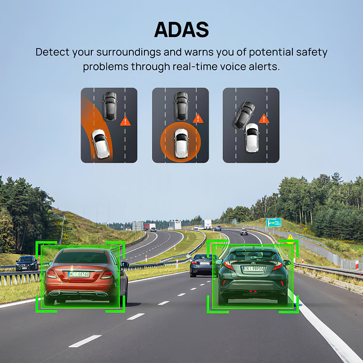 Κάμερα Αυτοκινήτου Εμπρός Πίσω 70mai Dash Cam A510, 3K, GPS, Wi-Fi, Οθόνη 2 ιντσών