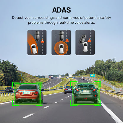 Κάμερα Αυτοκινήτου Εμπρός Πίσω 70mai Dash Cam A510, 3K, GPS, Wi-Fi, Οθόνη 2 ιντσών