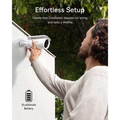 Κάμερα Παρακολούθησης Baseus Solar S1, Wi-Fi, 2K, IP67, Ηλιακό Πάνελ, Εξωτερική S0SW002130