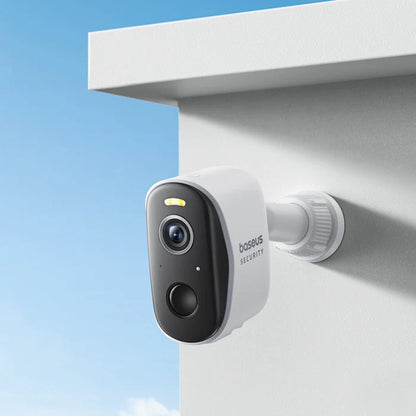 Κάμερα Παρακολούθησης Baseus N1, Wi-Fi, 2K, IP67, Εξωτερική, Σετ 2 τεμαχίων A00061900113-01