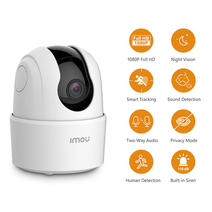Κάμερα Παρακολούθησης Imou Ranger 2C, Wi-Fi, 3K, Εσωτερικού Χώρου, Λευκή IPC-K2ECP-5H2W