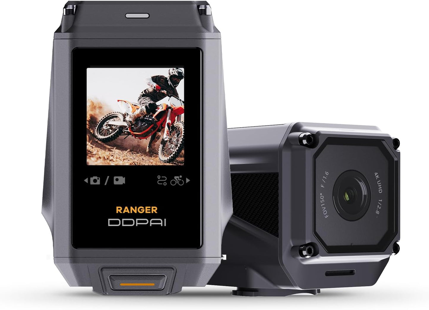 Moto DDPAI Ranger Κάμερα, 4K, Wi-Fi, οθόνη 1,3 ιντσών 