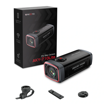 Αθλητική Κάμερα Akeeyo 710 Lite για Ποδήλατο / Μοτοσυκλέτα, 2K, Wi-Fi, Μαύρη
