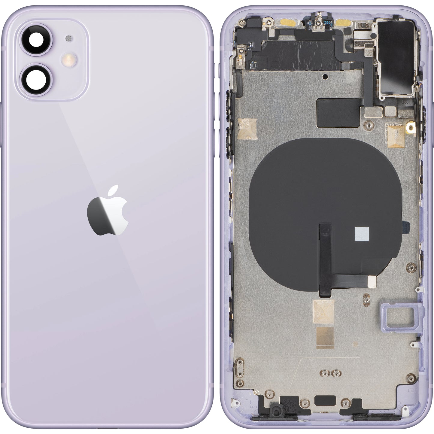 Κάλυμμα μπαταρίας Apple iPhone 11, με θήκη, μοβ, Ανταλλαγή 