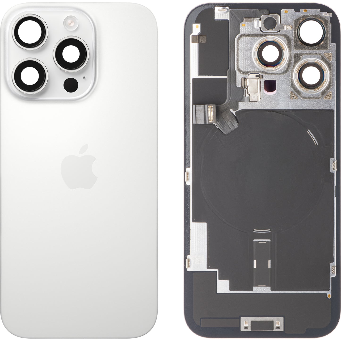 Κάλυμμα Μπαταρίας Apple iPhone 16 Pro, Λευκό (White Titanium), Swap