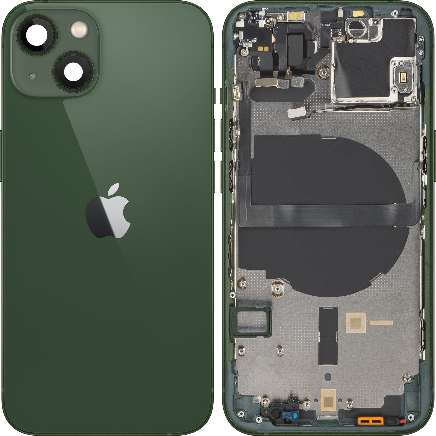 Κάλυμμα Μπαταρίας Apple iPhone 13, Με Μεσαία Θήκη, Πράσινο, Swap