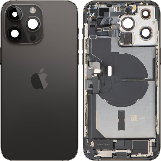 Κάλυμμα Μπαταρίας Apple iPhone 14 Pro Max, Με Μεσαίο Κέλυφος, Πλήρη Εξαρτήματα, Μαύρο (Space Black), Swap