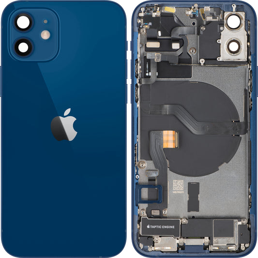 Κάλυμμα Μπαταρίας Apple iPhone 12, Με Μεσαίο Πλαίσιο, Πλήρη Εξαρτήματα, Μπλε, Swap