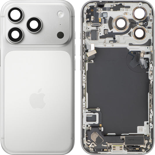 Κάλυμμα Μπαταρίας Apple iPhone 17 Pro, Με Μεσαίο Κέλυφος, Πλήρη Εξαρτήματα, Ασημί, Swap