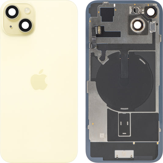 Πίσω Κάλυμμα Μπαταρίας Apple iPhone 15 Plus, Κίτρινο, Ανταλλακτικό