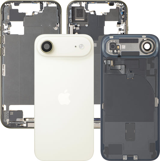 Πίσω Κάλυμμα Μπαταρίας Apple iPhone 17 Air, Με Μεσαίο Πλαίσιο, Πλήρη Ανταλλακτικά, Χρυσό (Light Gold), Premium Ανταλλαγή