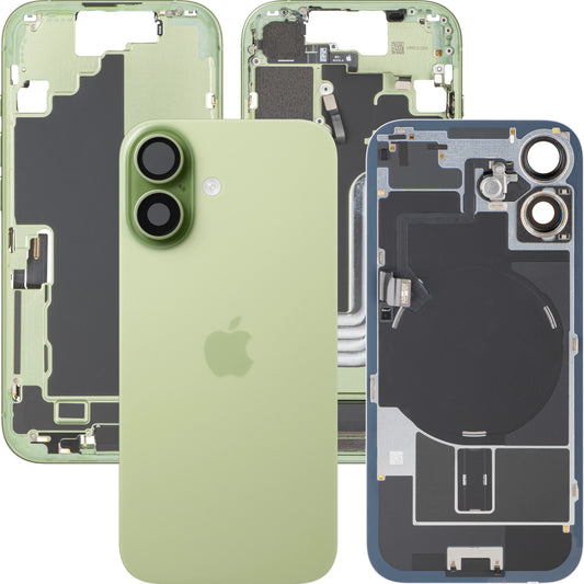 Καπάκι Μπαταρίας Apple iPhone 17, Με Μεσαίο Πλαίσιο, Πλήρη Ανταλλακτικά, Πράσινο (Φασκόμηλο), Swap Premium