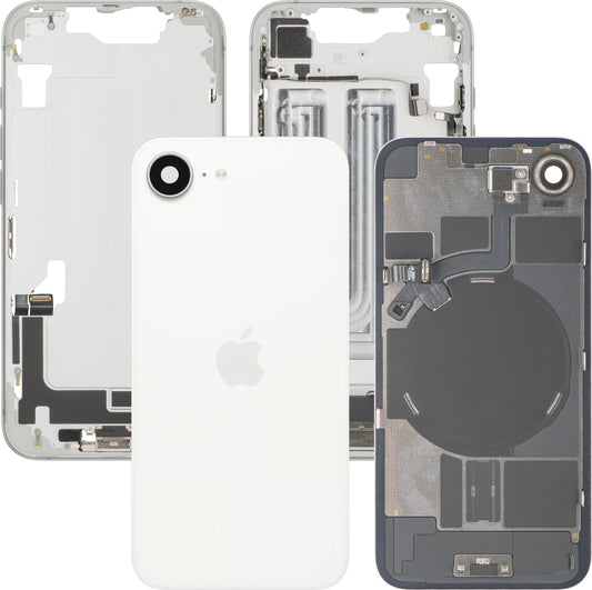 Πίσω Κάλυμμα Μπαταρίας Apple iPhone 17e, Με Μεσαίο Πλαίσιο, Πλήρη Ανταλλακτικά, Λευκό, Swap Premium